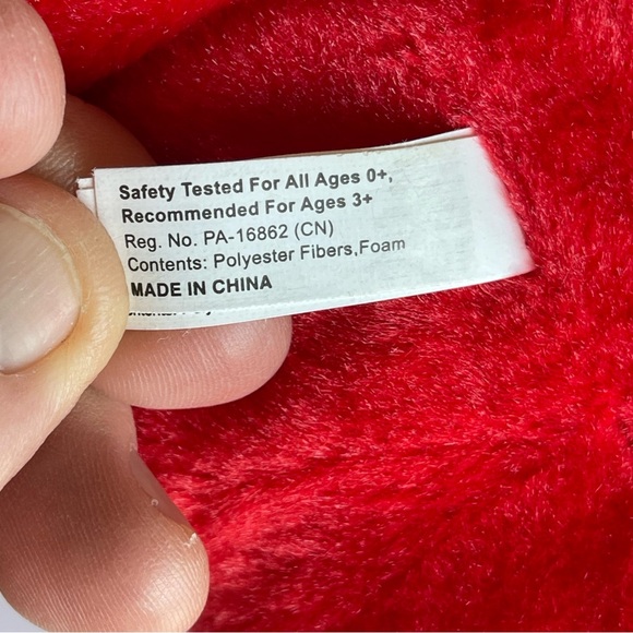 NEW Large Hot Stuff Red Devil Plush Toy 15 inches. NWT Soft - Picture 6 of 11